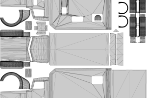 Peterbilt 389 Legacy Skinning Template for  v1.38c